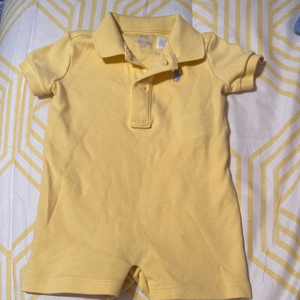Polo by Ralph Lauren Yellow Kids Bodysuit